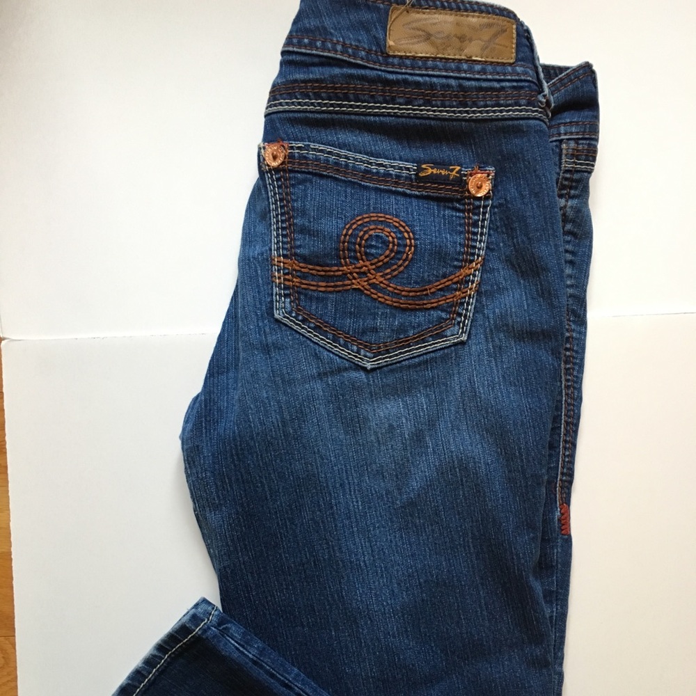 7 Seven for All Mankind skinny jeans 8 VGUC